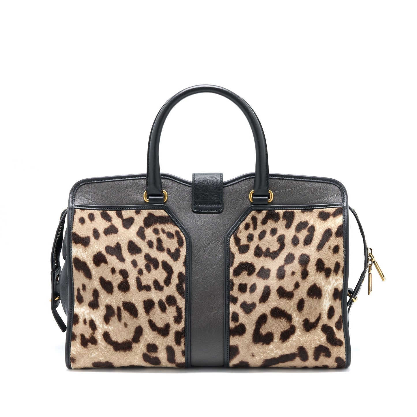 YSL Saint Laurent Saint Laurent Cabas Chyc Tote Purse Animal Black Tote Bag