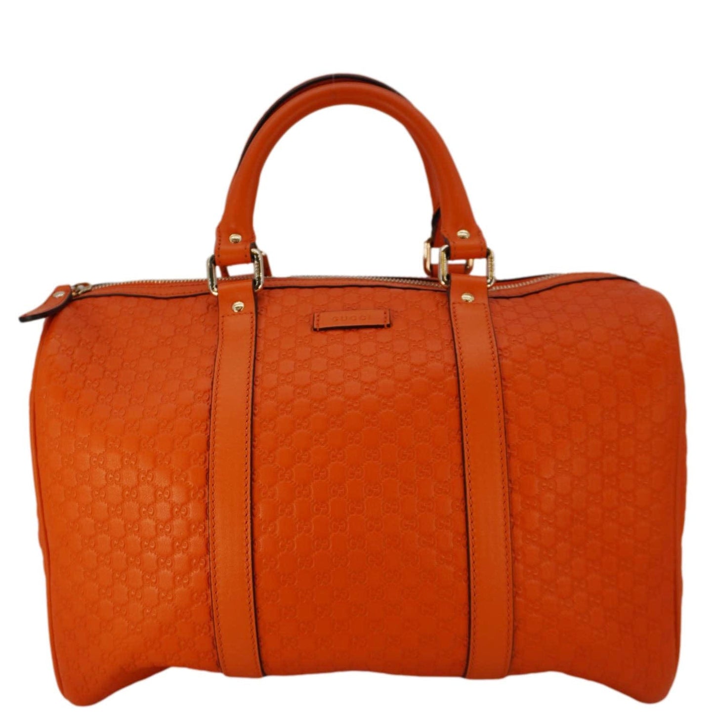 Gucci Microssima Boston Travel Bag Orange