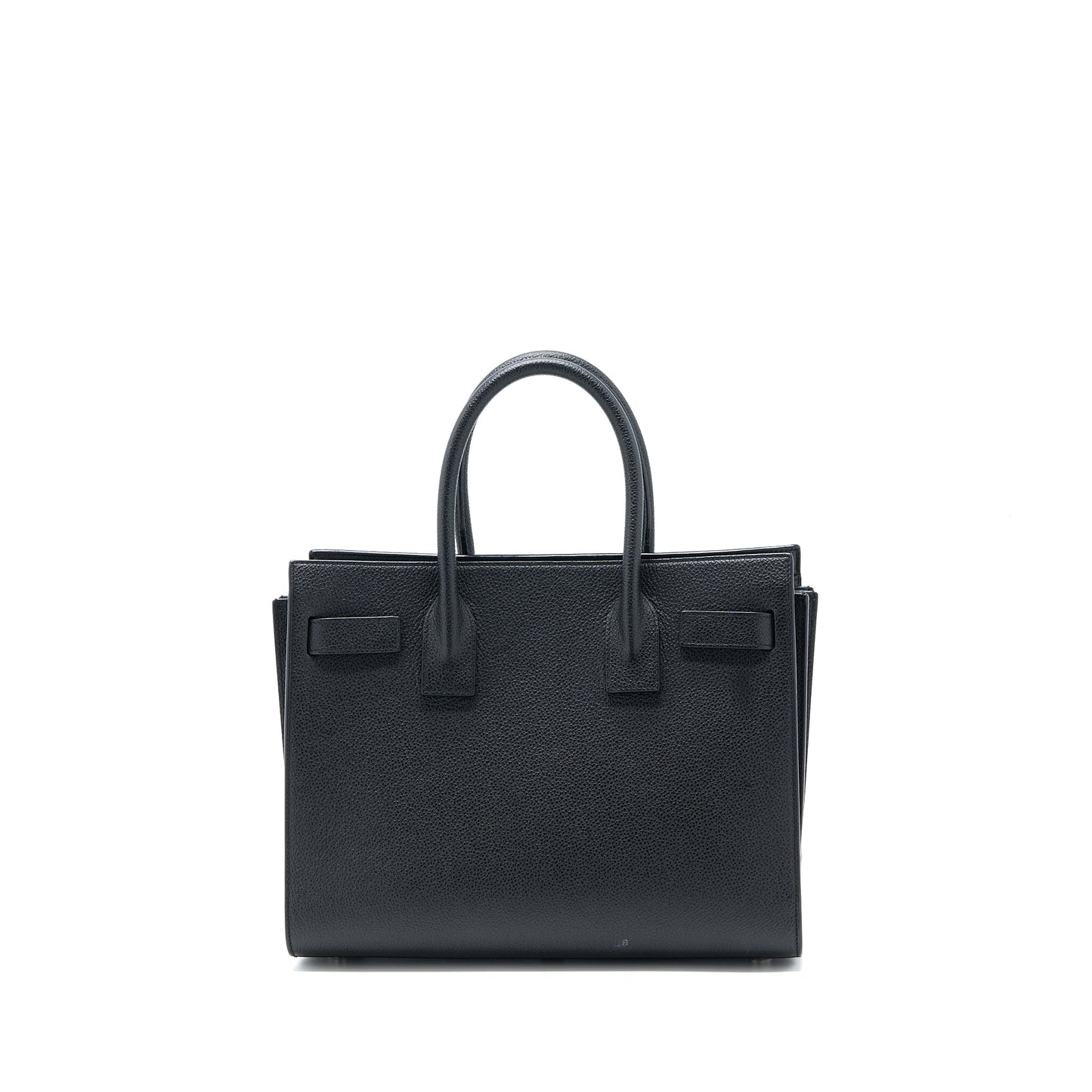 YSL Saint Laurent Saint Laurent Baby Sac De Jour Grained Black Travel Bag