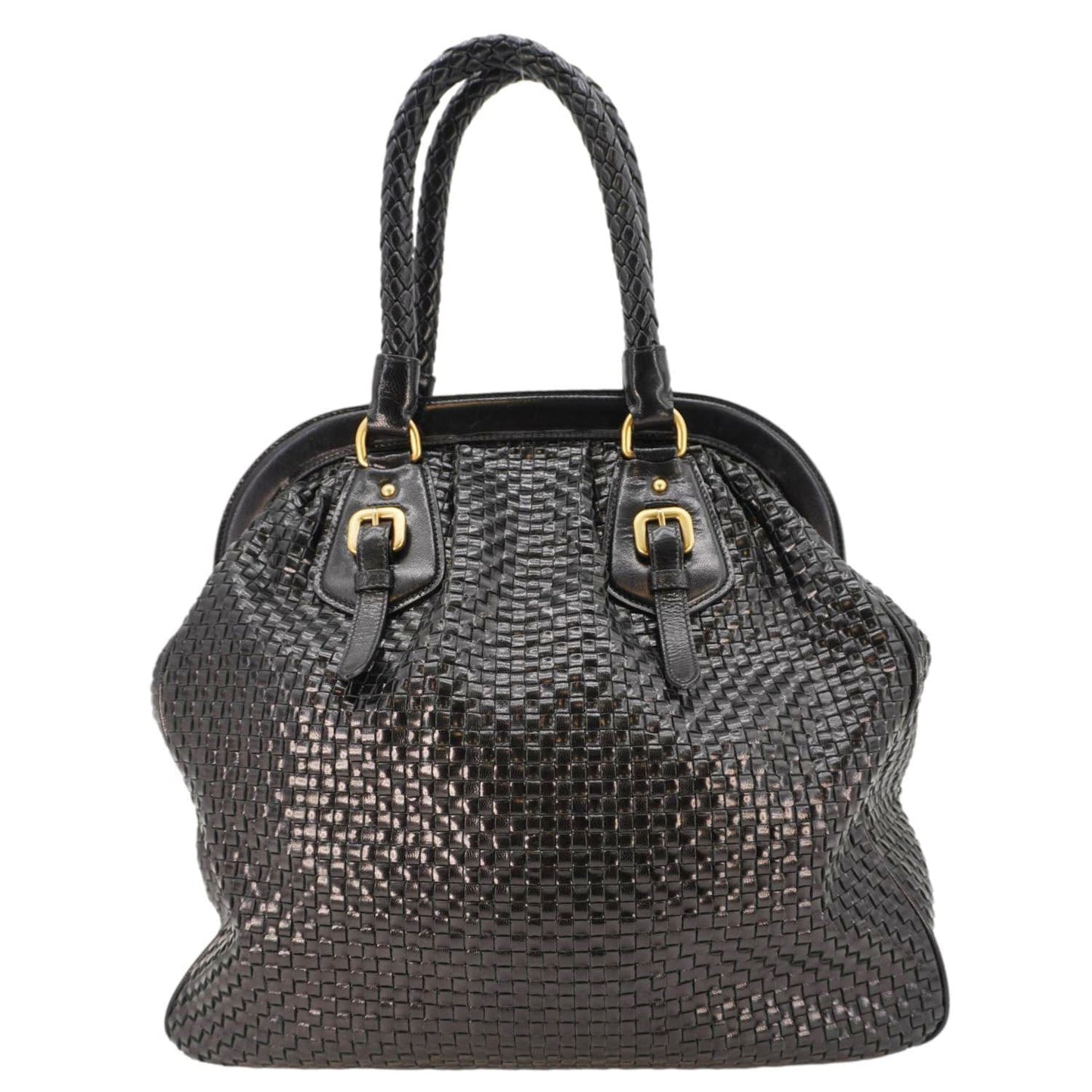 Frame Madra Tote Bag Leather Woven