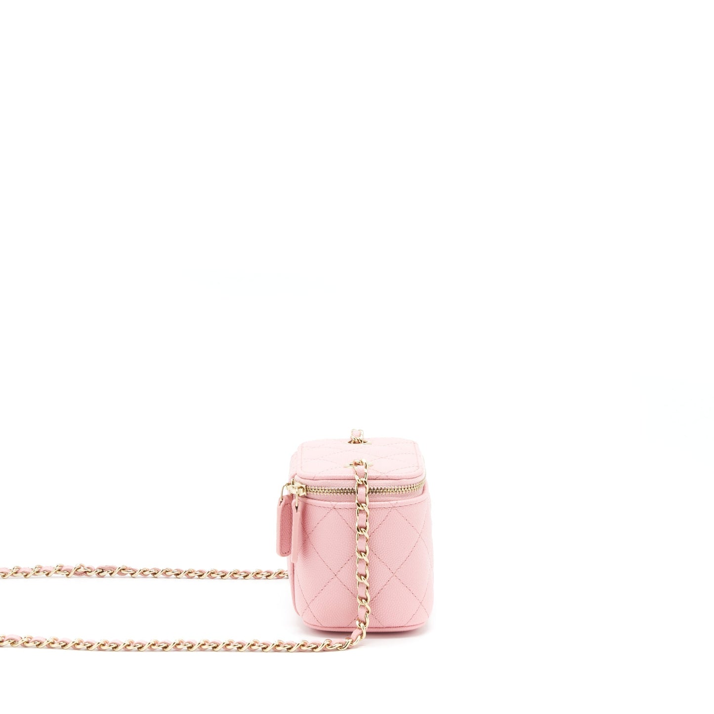 Chanel 22C Vanity Caviar LGHW Pink Mini Bag Lghw 2