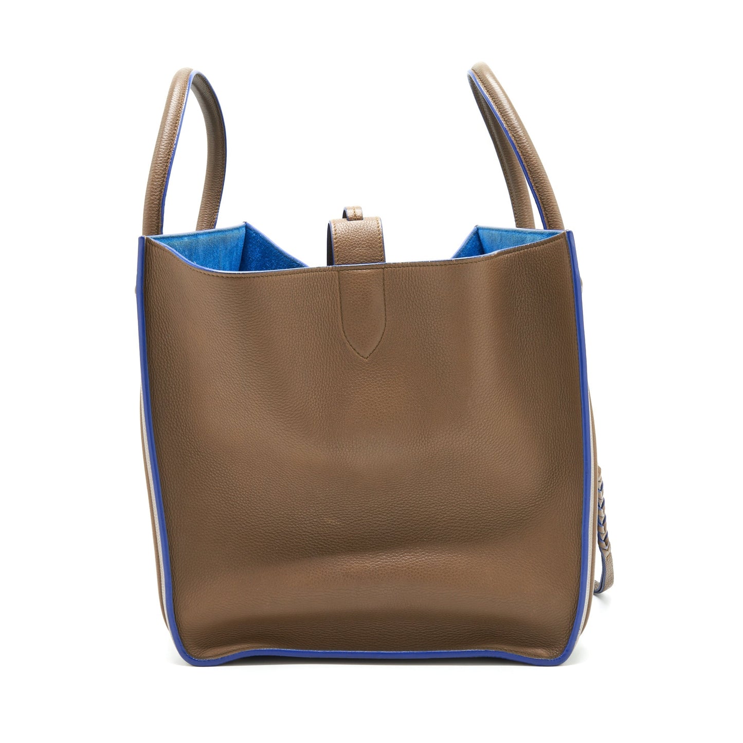 Celine Phantom Tote Purse Dark Handbag Brown Blue Tote Bag