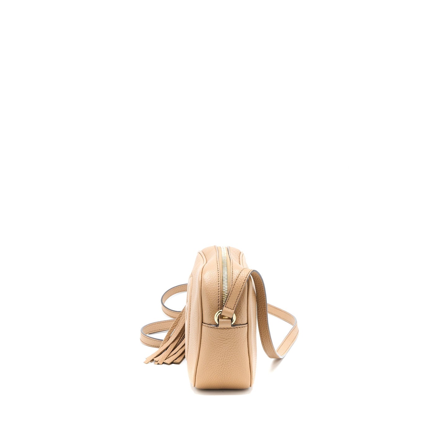 Gucci Soho Disco Bag Calfksin Dark Beige Travel Bag