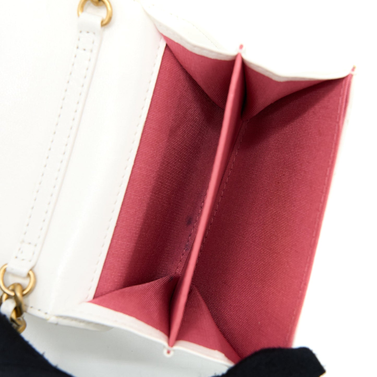 Chanel 19 Coin Purse Goatskin Hardware Multicolour White Wallet Case