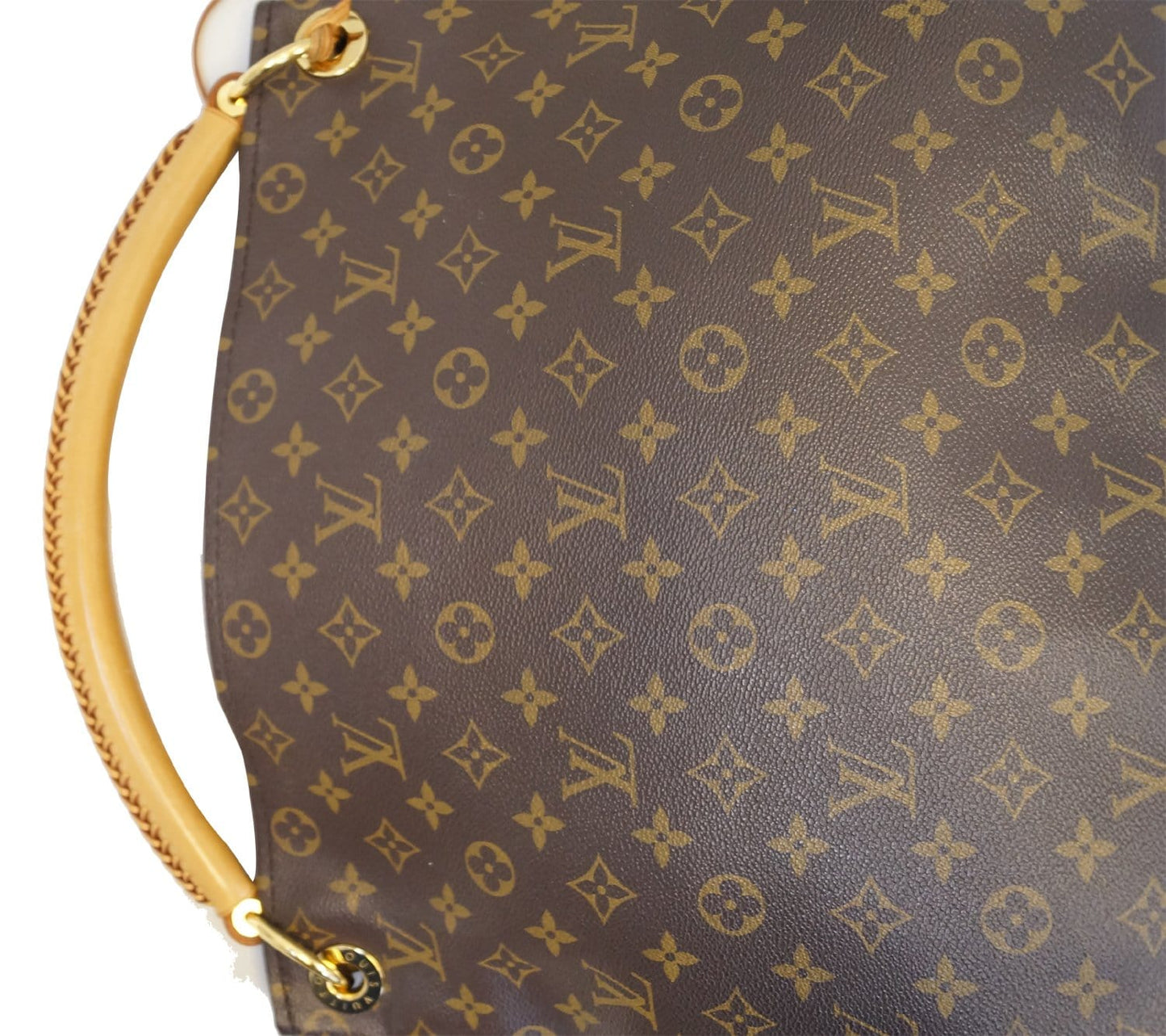 Louis Artsy Mm Hobo Shoulder Bag Canvas Monogram
