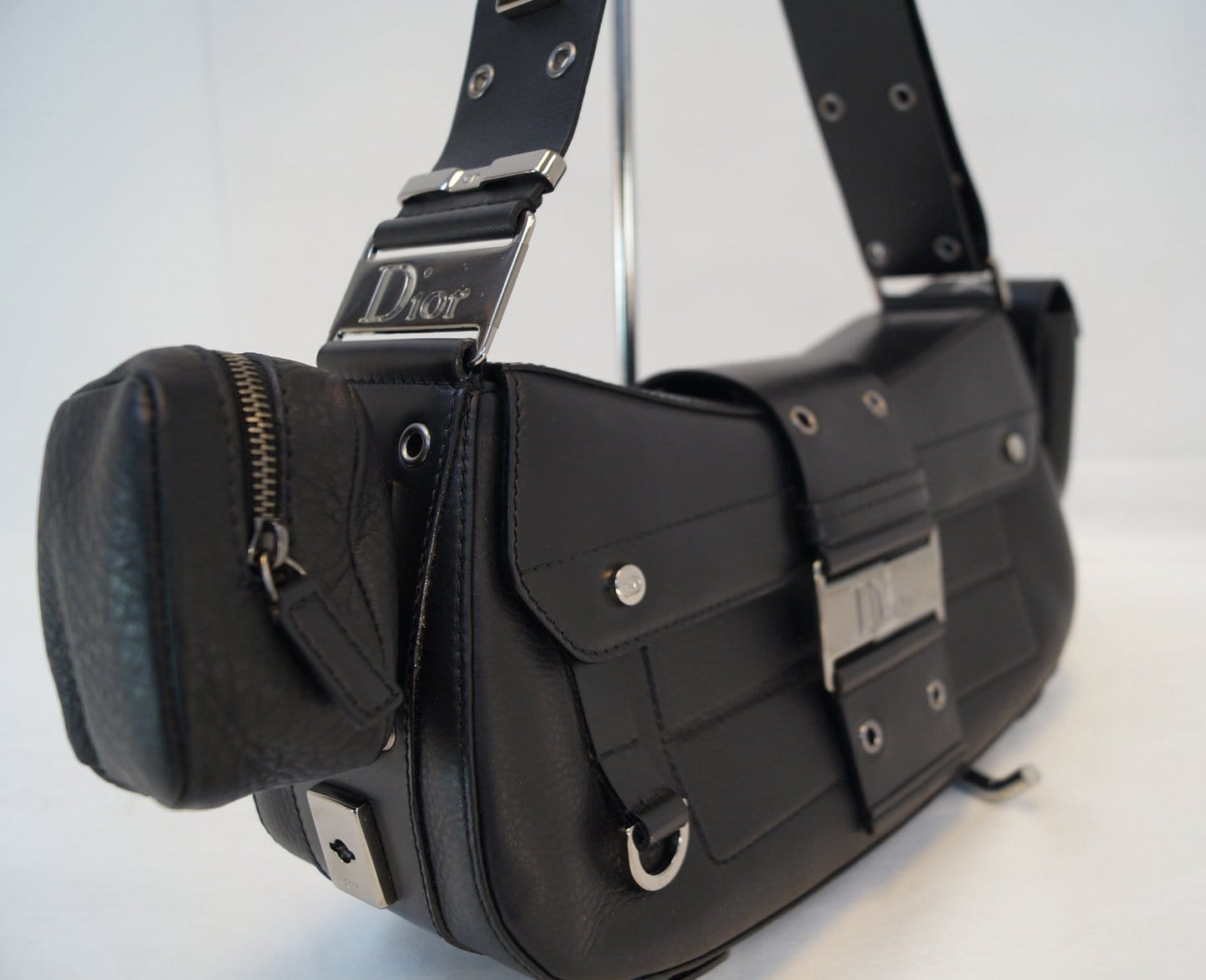 Dior Bag Street Chic Columbus Avenue Multipocket Black Shoulder Bag