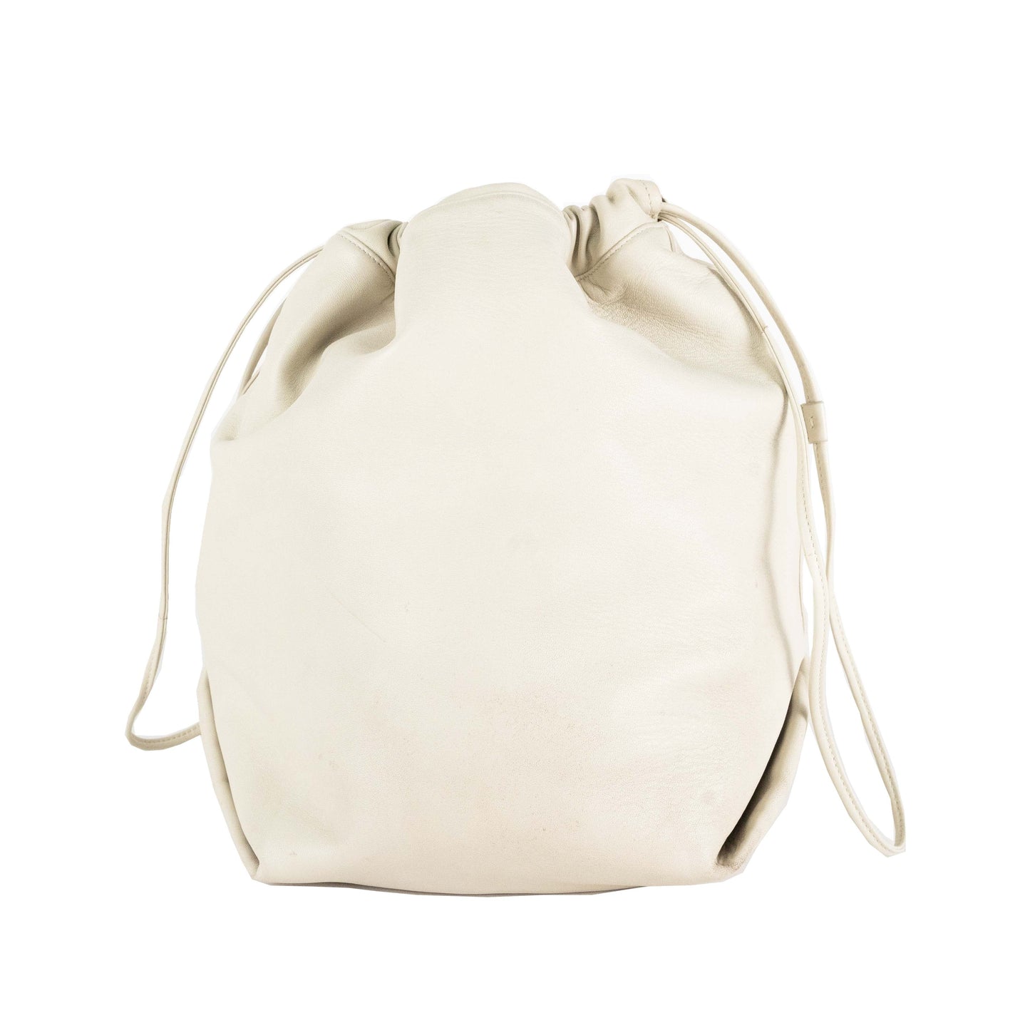 YSL Saint Laurent 8809 Saint Laurent Bucket Bag Cream Shoulder Bag