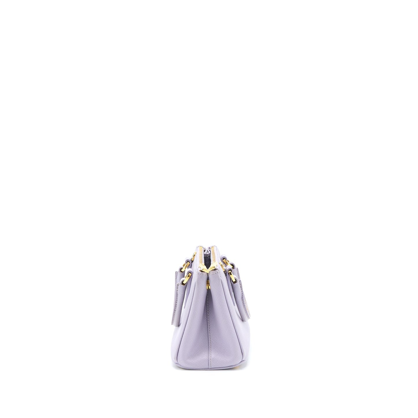 Prada Galleria Saffiano Purse Light Purple Handbag Leather Mini Travel Bag