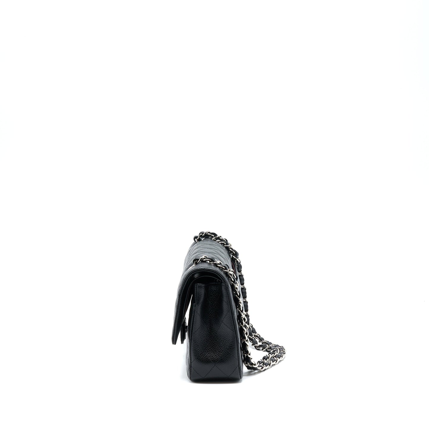 Chanel Classic Double Flap Caviar SHW Black Shoulder Bag