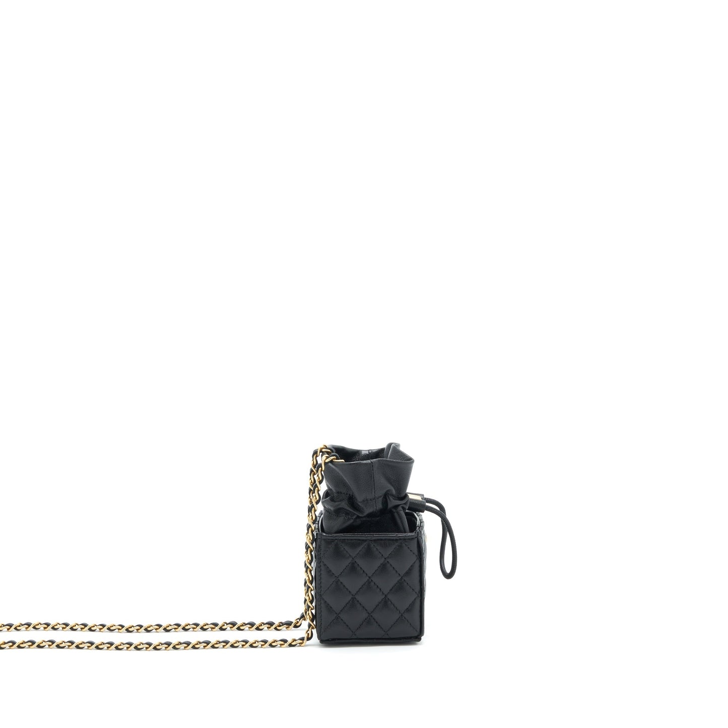 Chanel Vanity Lambskin GHW Black Mini Bag