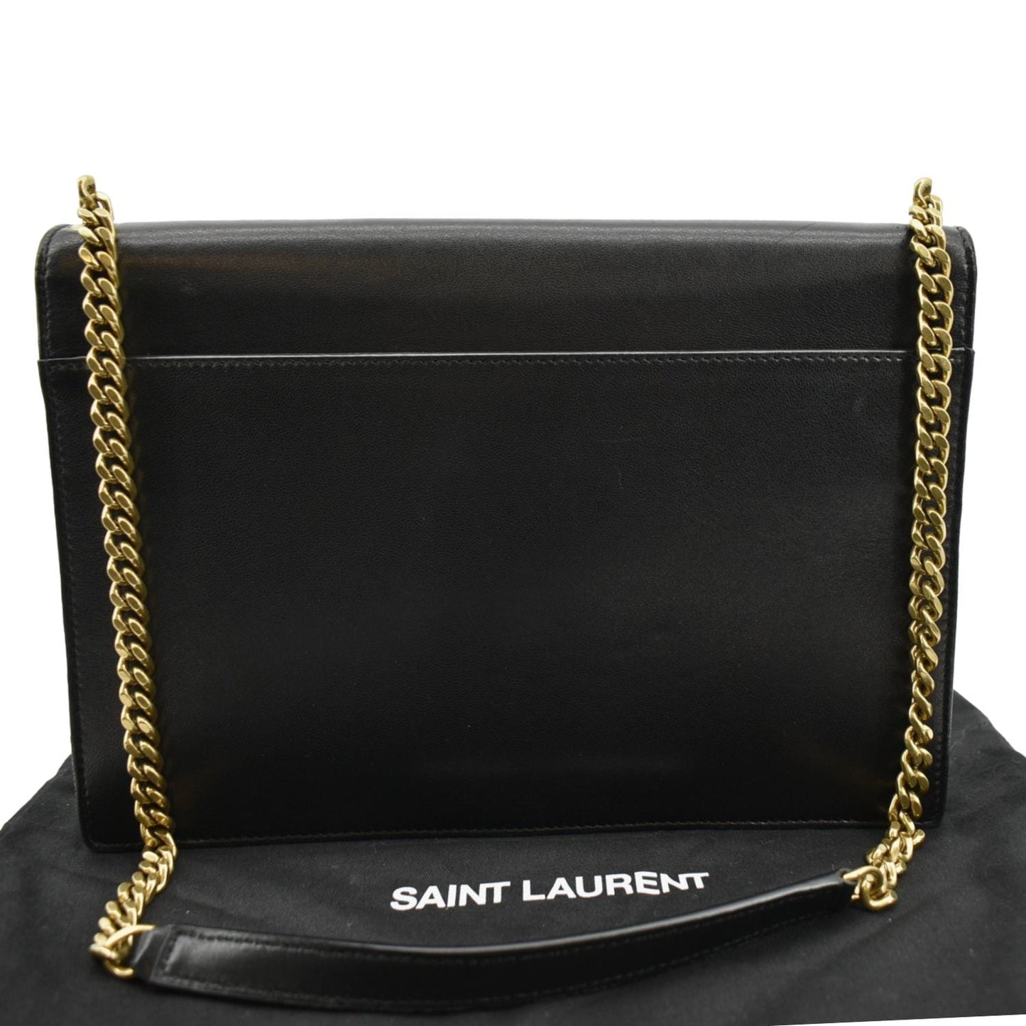 YSL Saint Laurent Yves Gaby Shoulder Bag Leather Lambskin Quilted