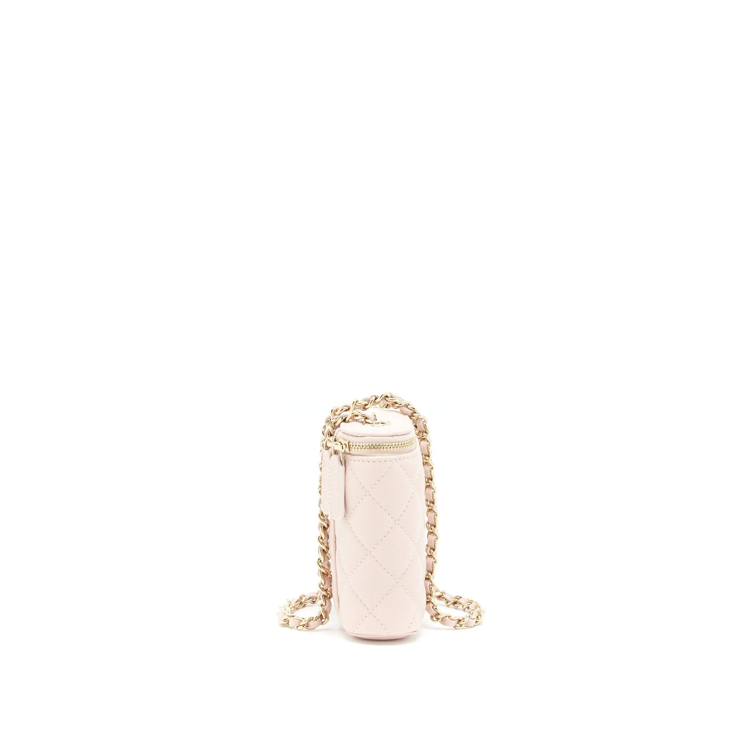 Chanel 21C Vertical Vanity On Caviar Light Pink Handbag