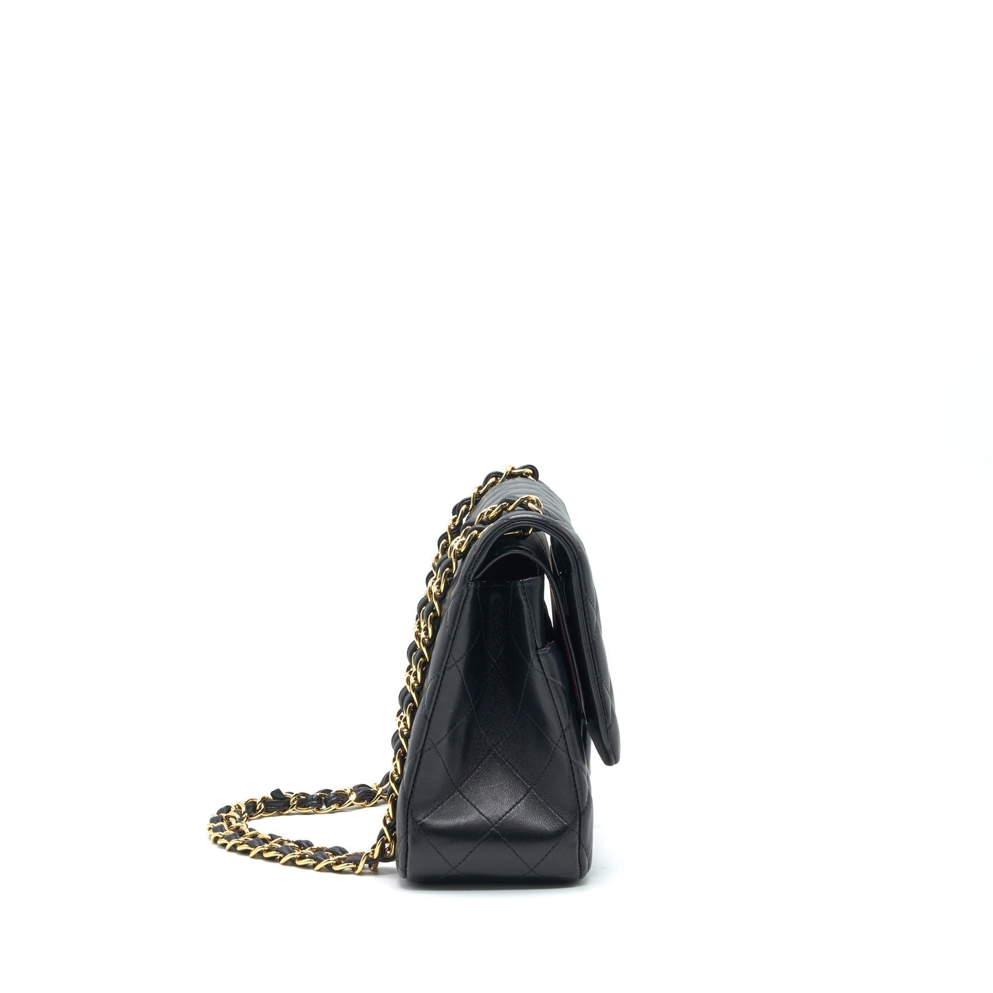 Chanel Jumbo Classic Double Flap Lambskin GHW Black Shoulder Bag