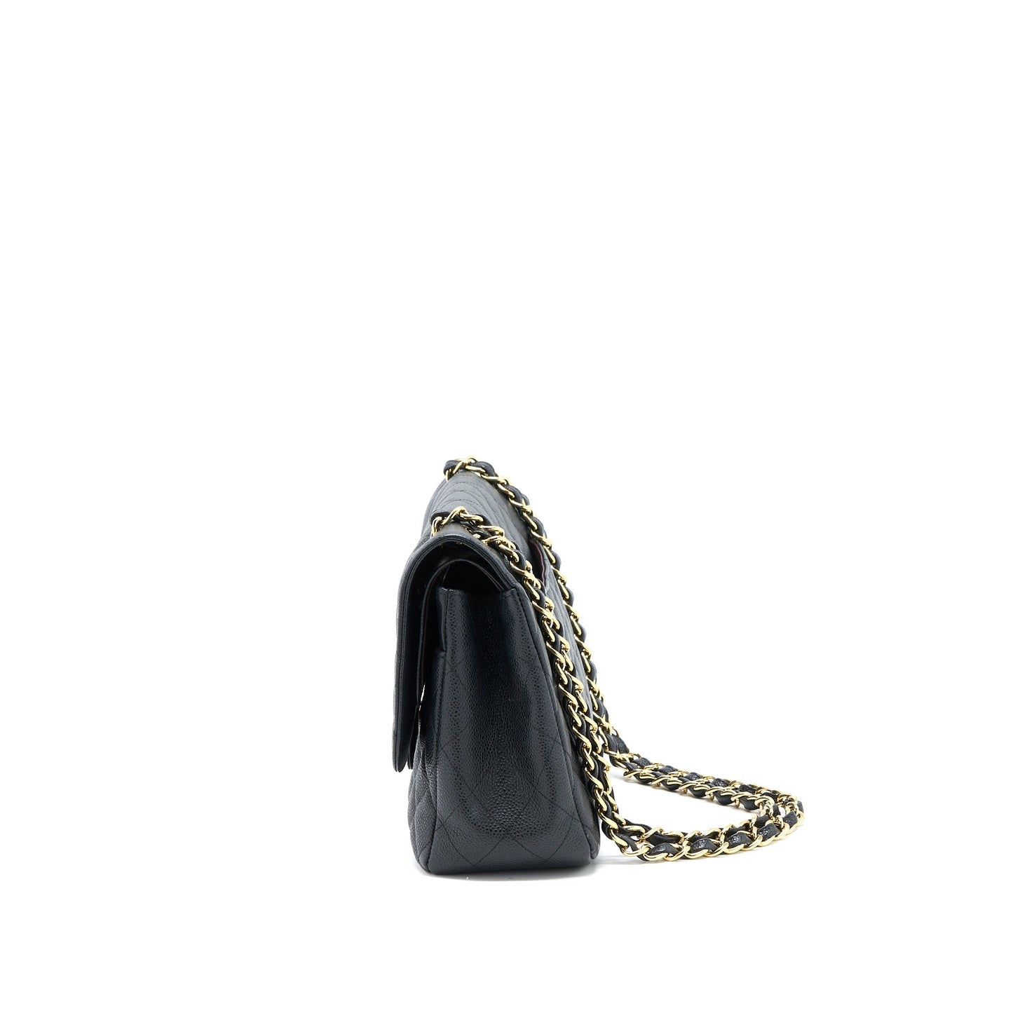 Chanel Classic Jumbo Double Flap Caviar GHW Black Shoulder Bag Ghw 1