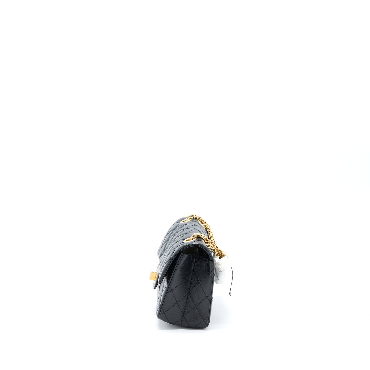 Chanel 2.55 Reissue Flap Aged Calfskin Brushed Black Shoulder Bag Microchip 5