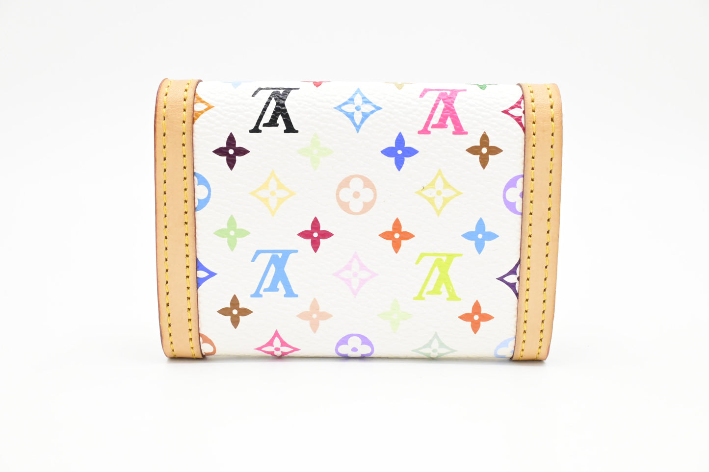 Louis Vuitton Coin Monogram Canvas White Multicolor Handbag
