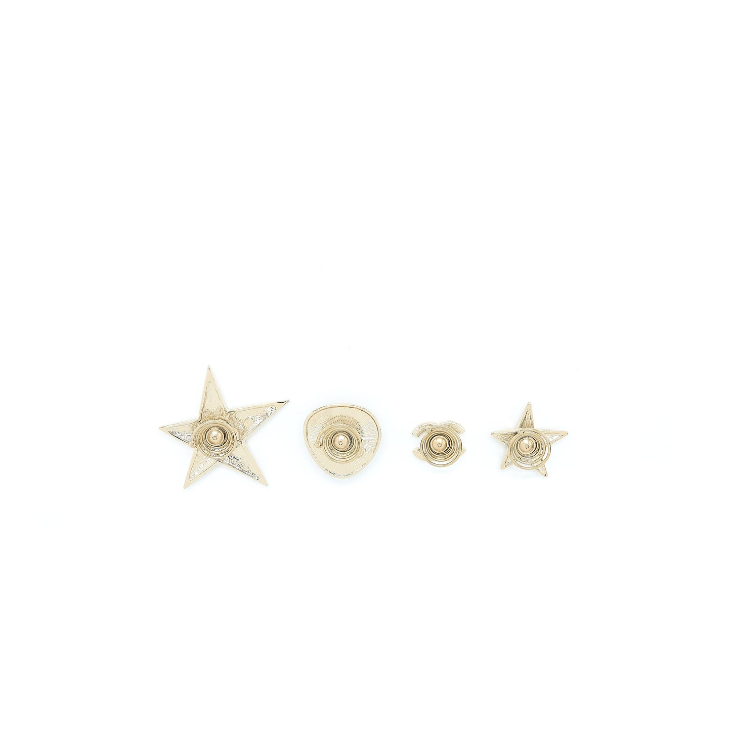 Chanel 4 1 Hair Twist Pin Accessories Gold Handbag