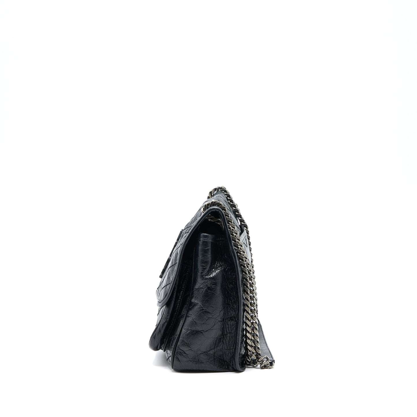 YSL Saint Laurent Niki Purse Calfskin Black Medium Travel Bag Black Shw 1