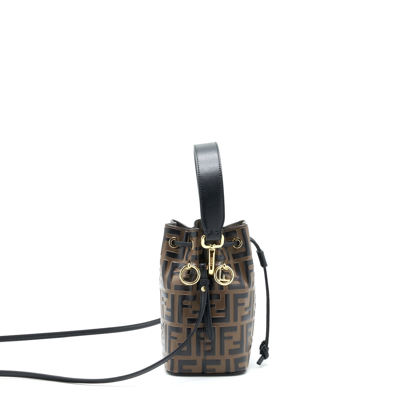 Fendi Mon Tresor Brown Mini Bucket Bucket Bag
