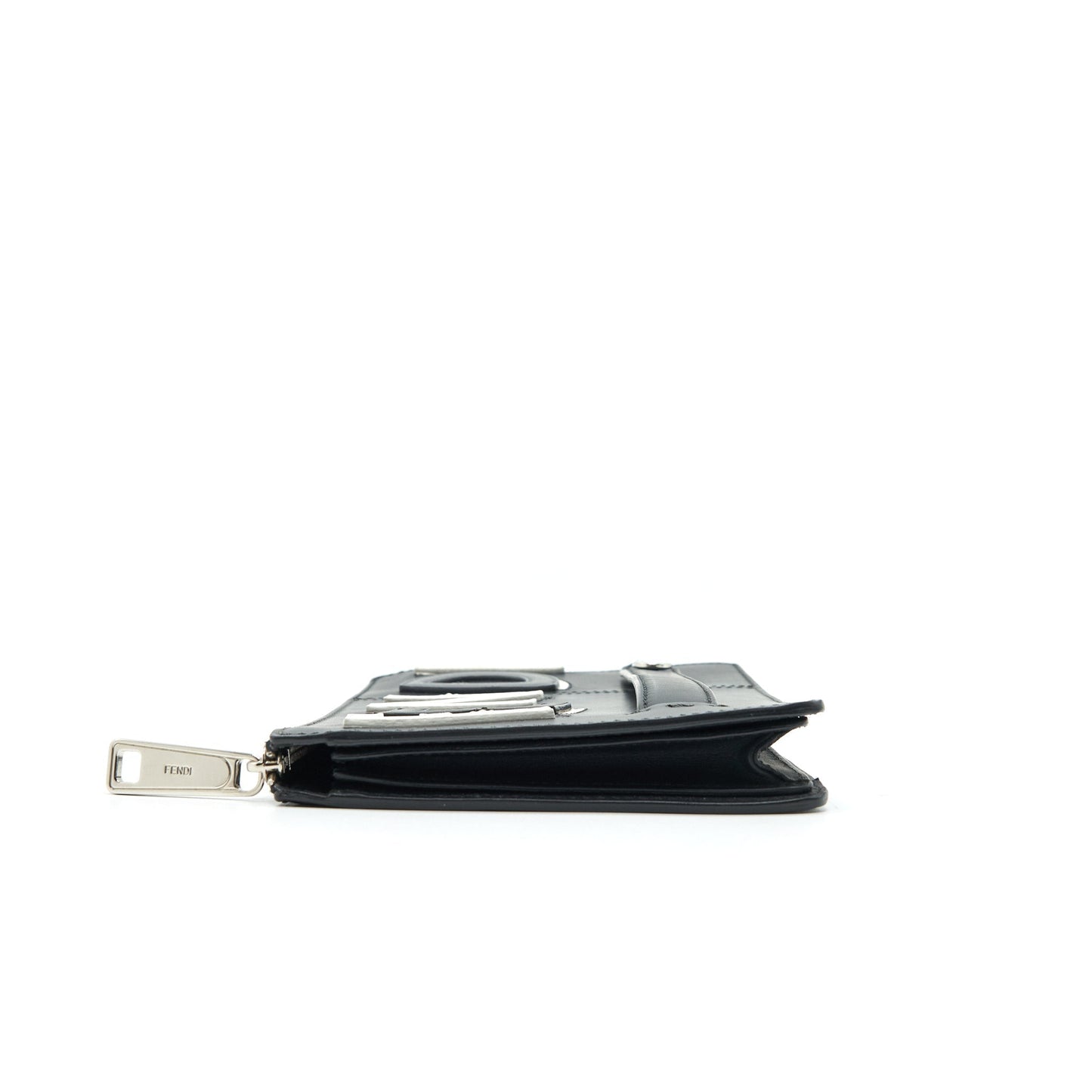 Fendi 3D Pouch Initial Handbag Leather Travel Bag