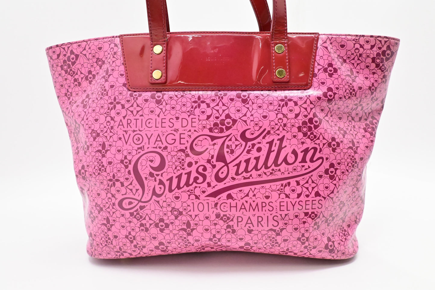 Louis Vuitton x Takashi Murakami Cosmic Blossom Pink Tote Bag