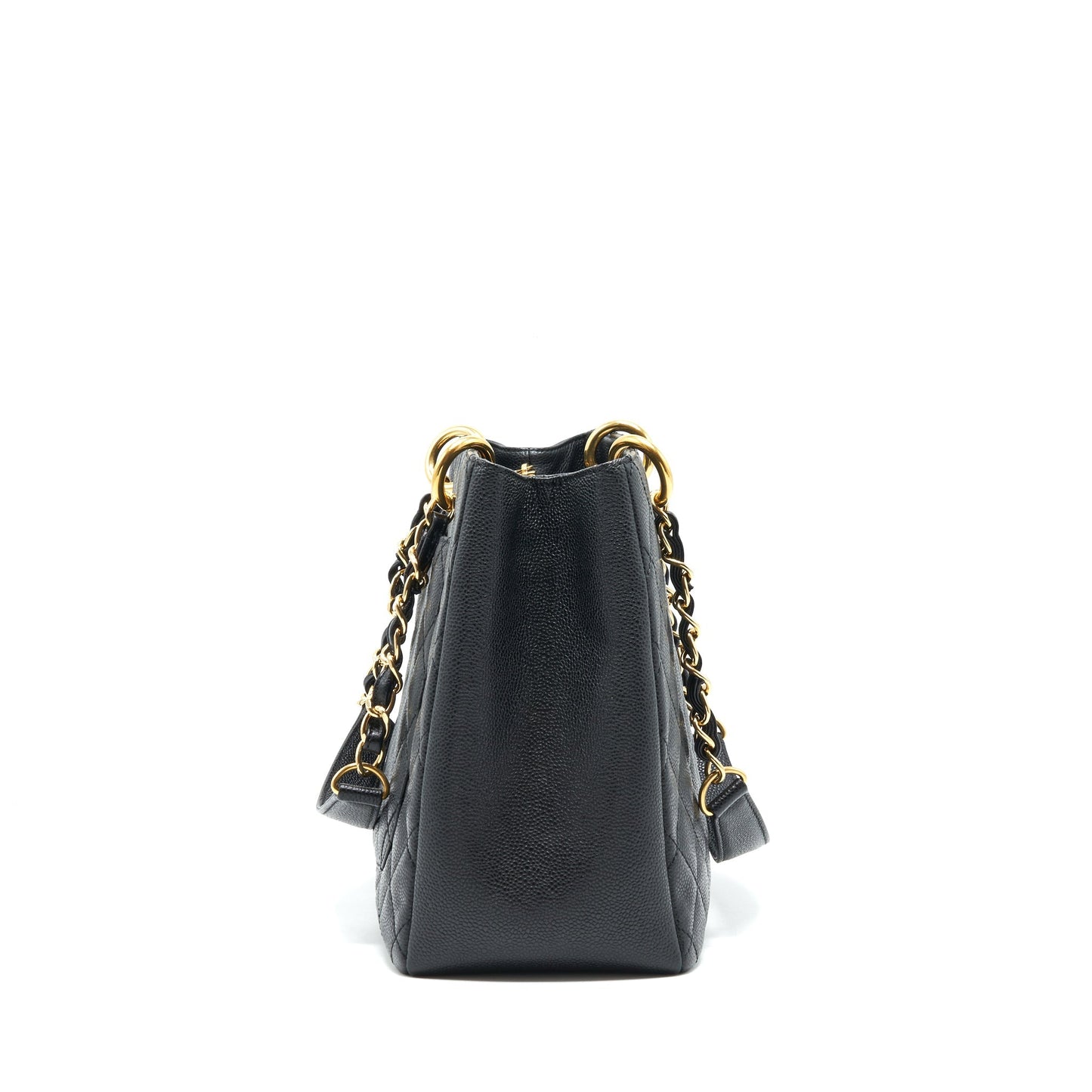Chanel Grand Shopping Caviar GHW Black Tote Bag
