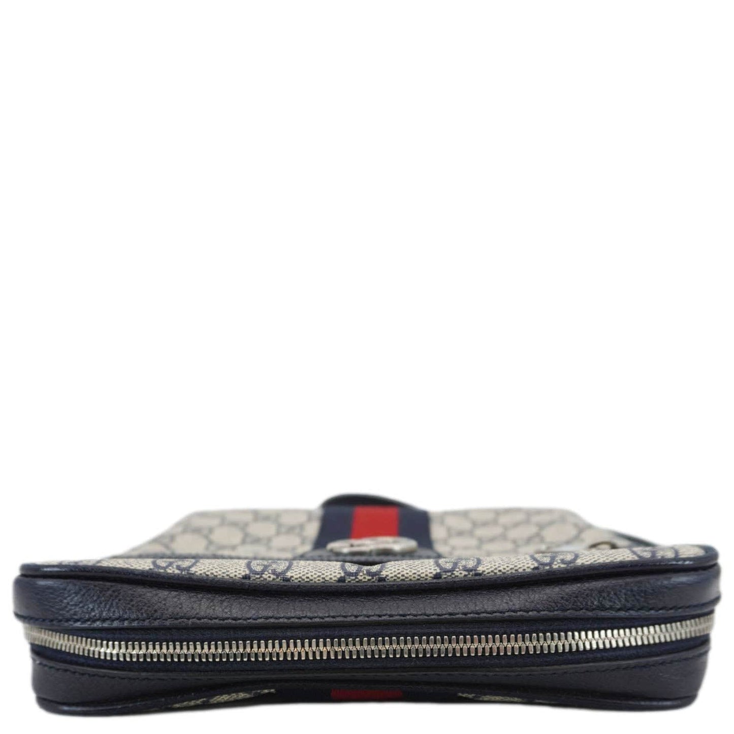 Gucci Ophodia Supreme Messenger Bag Canvas Blue Crossbody Bag