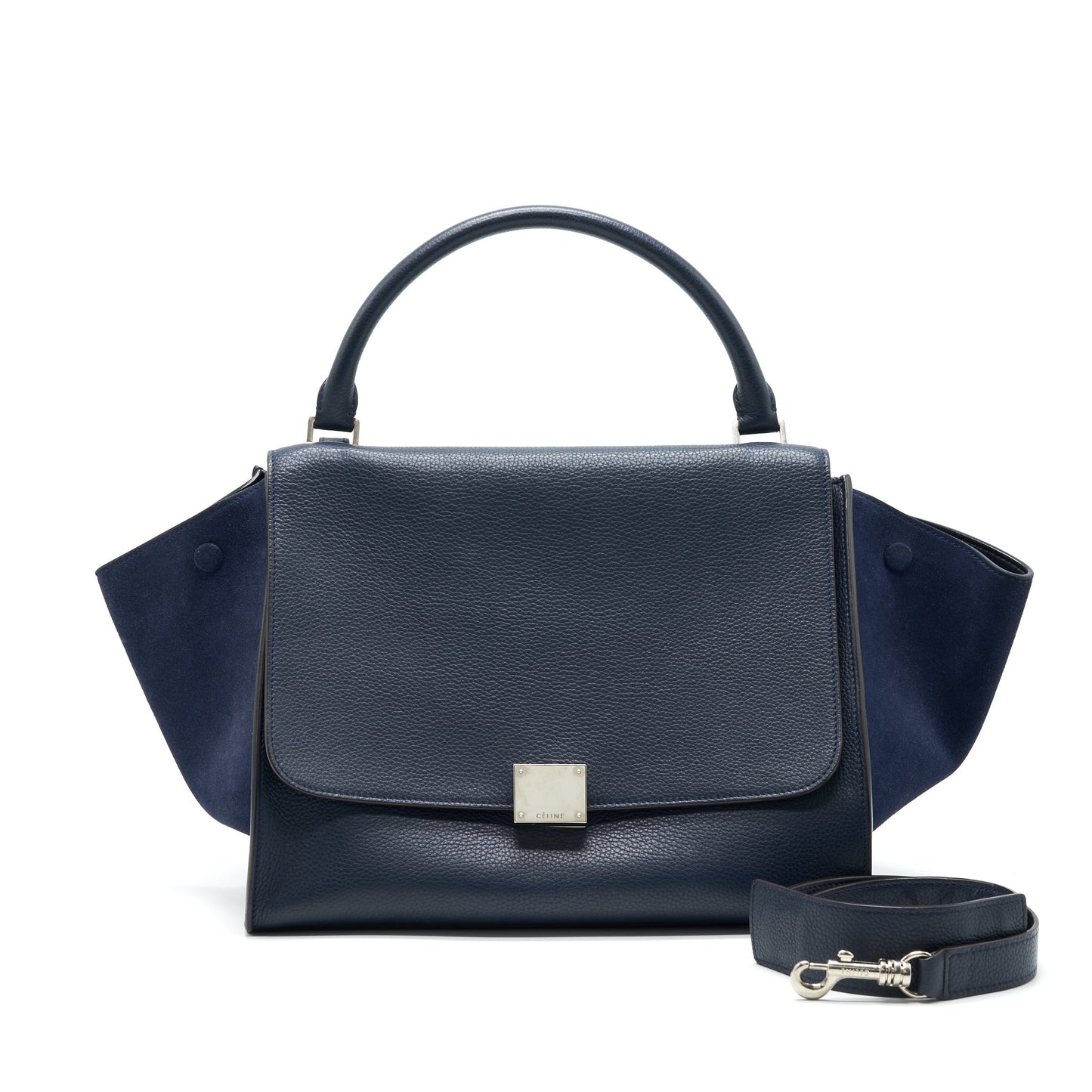 Celine Trapeze Purse Navy With Handbag Travel Bag