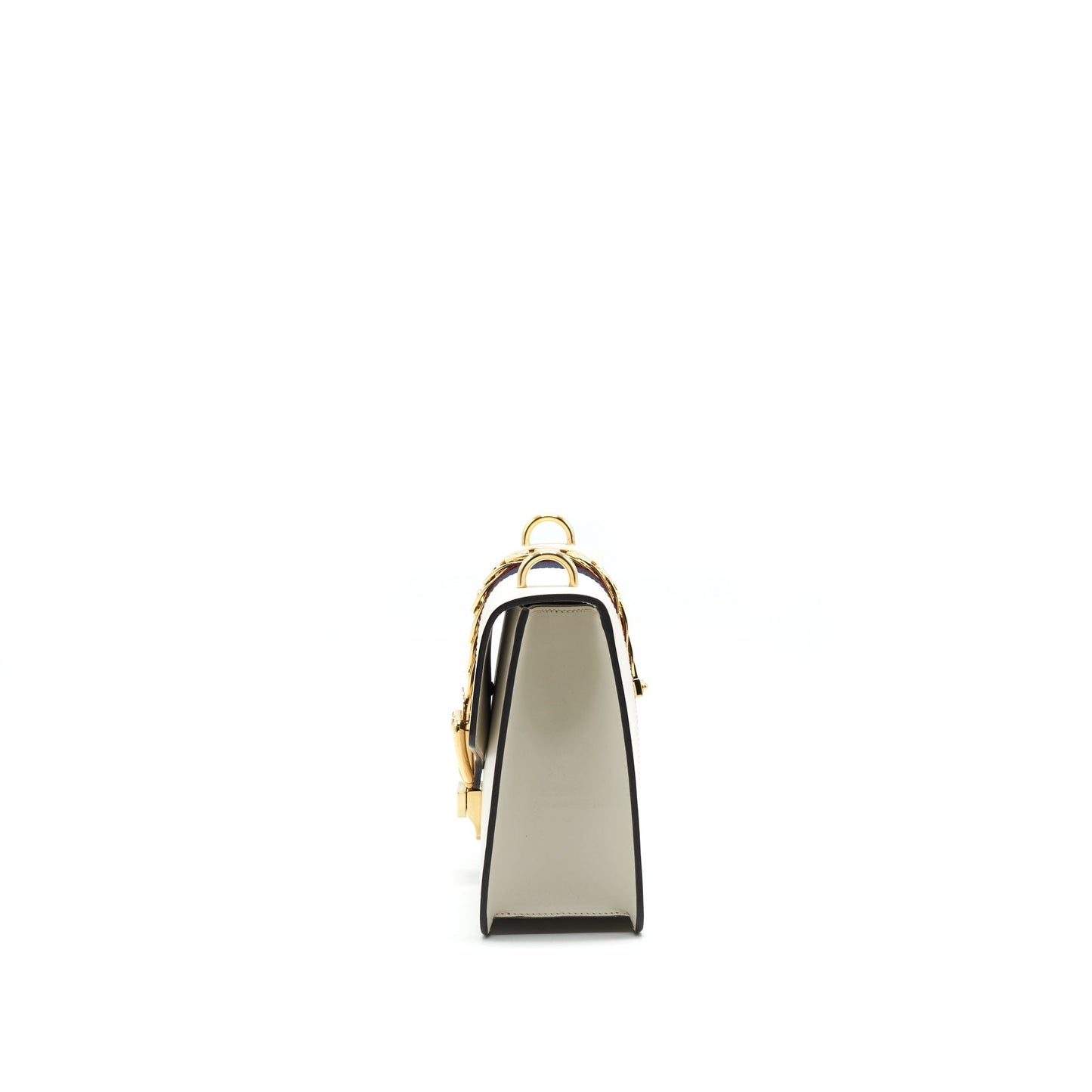 Gucci Sylvie Bag In White Small Travel Bag