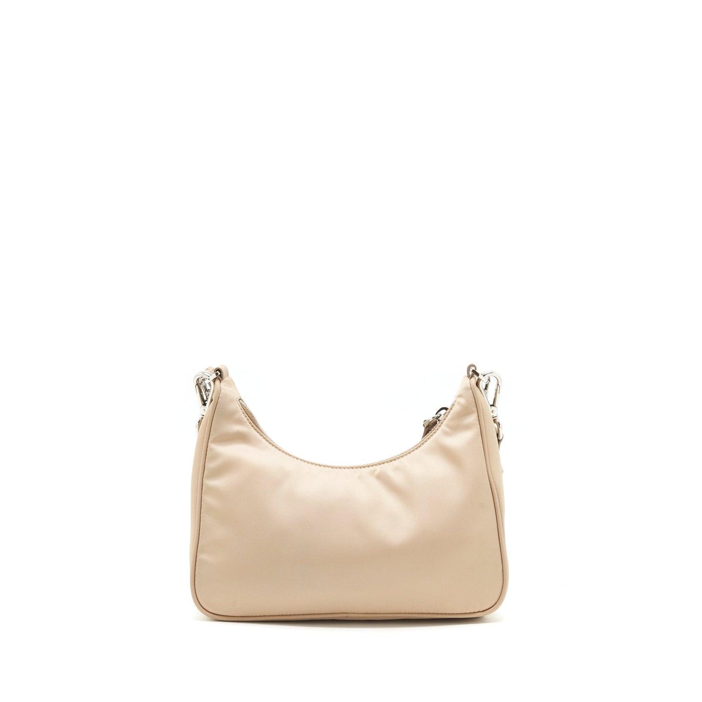 Prada Re Edition Purse Light Handbag Nylon Beige Travel Bag