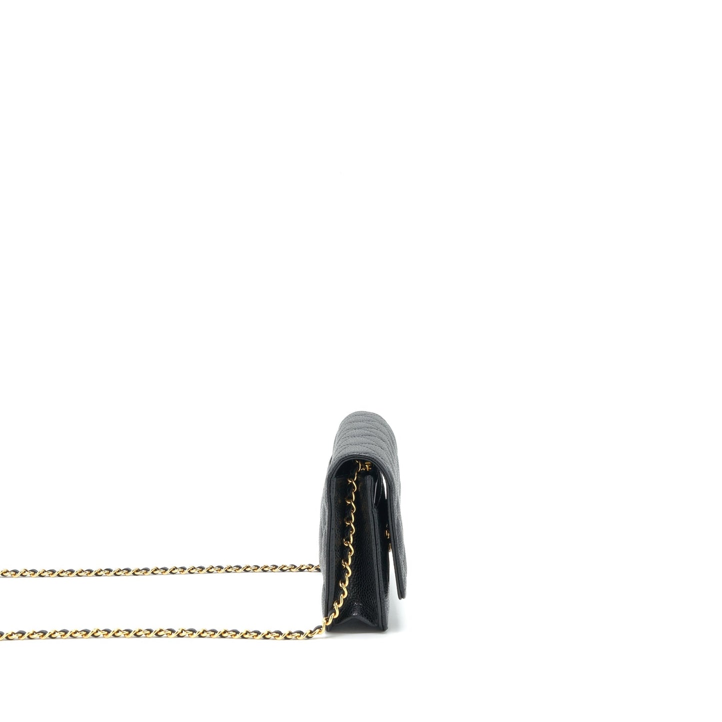 Chanel Classic on Caviar GHW Black Wallet Case Ghw 1