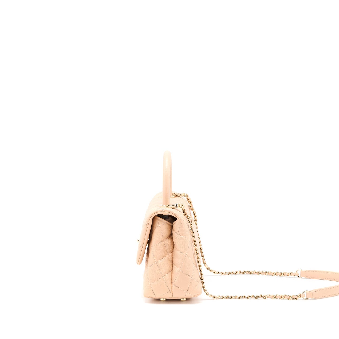 Chanel Coco Handle Caviar Light LGHW Pink Small Handbag