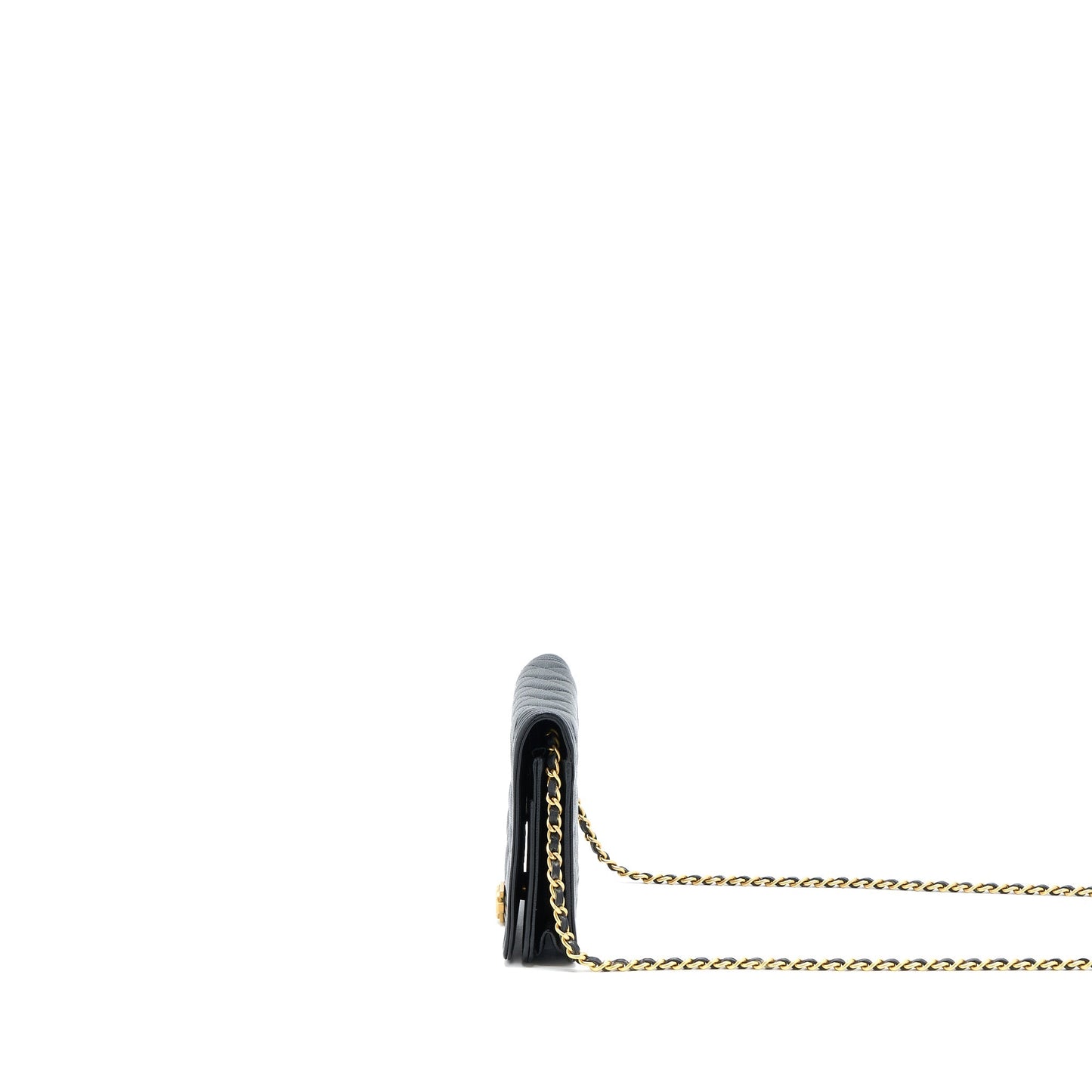 Chanel Classic Boy On Caviar GHW Black Wallet Case