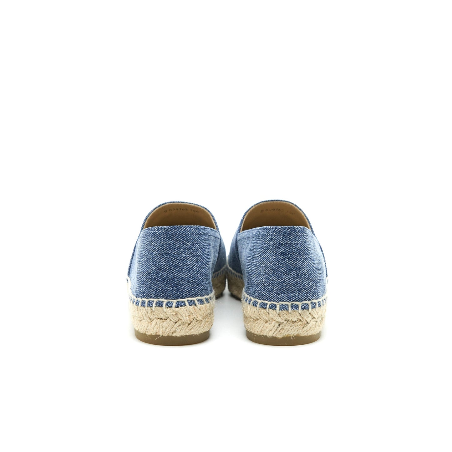 Chanel Espadrilles 38 Denim Black Handbag