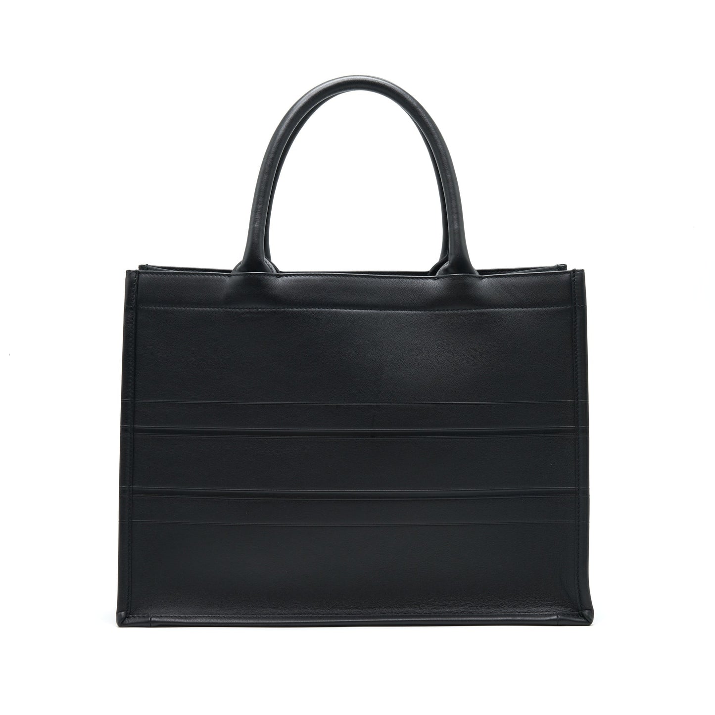Dior Book Tote Handbag Leather Black Tote Bag