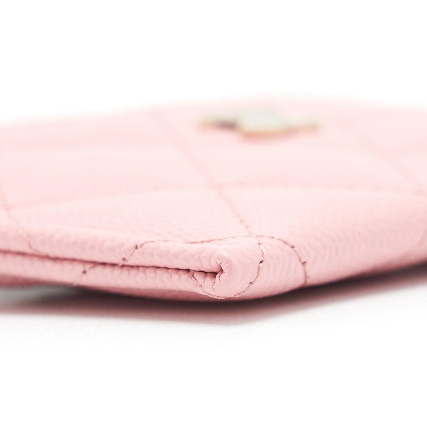Chanel Classic Card Holder Caviar LGHW Pink Wallet Case