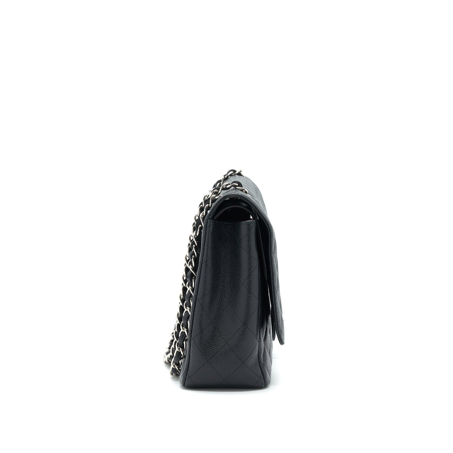 Chanel Maxi Flap Caviar SHW Black Shoulder Bag