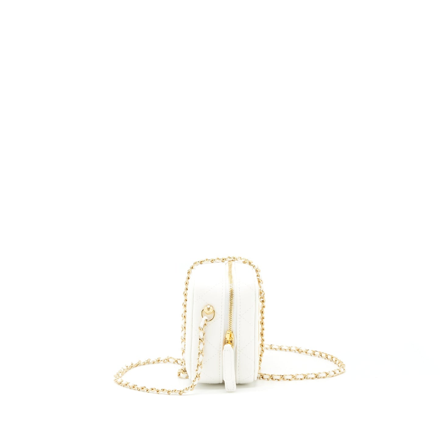 Chanel 21K ite GHW White Small Handbag