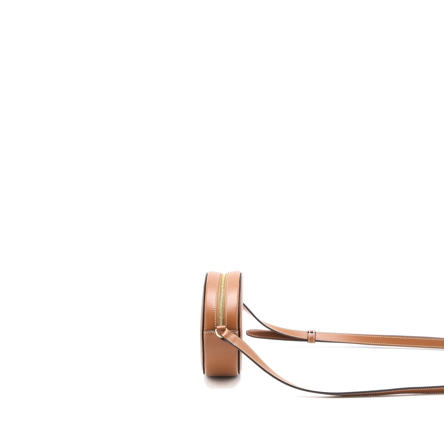 Celine Crossbody Oval Purse Cuirass Triomphe Smooth Calfskin Tan Crossbody Bag