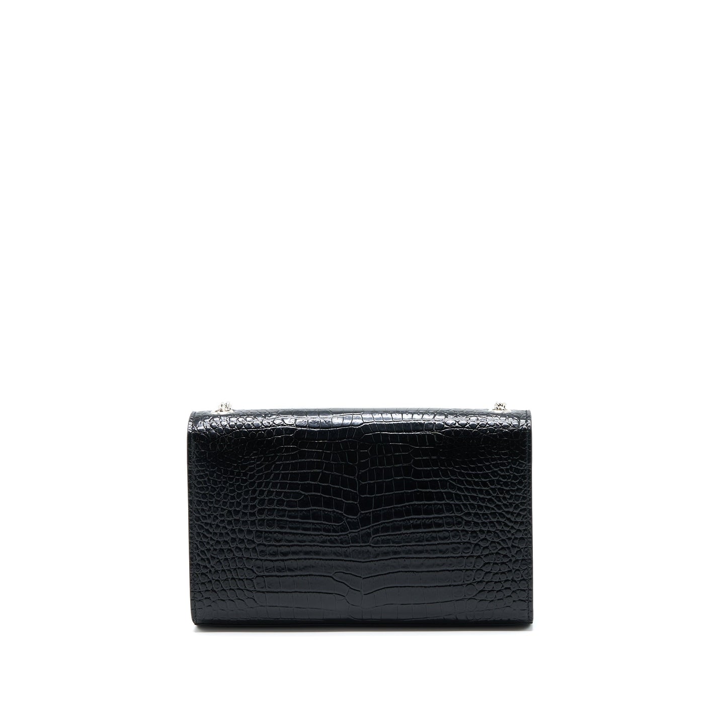 YSL Saint Laurent Saint Laurent Kate With Tassel Purse Crocodile Black Chain Travel Bag