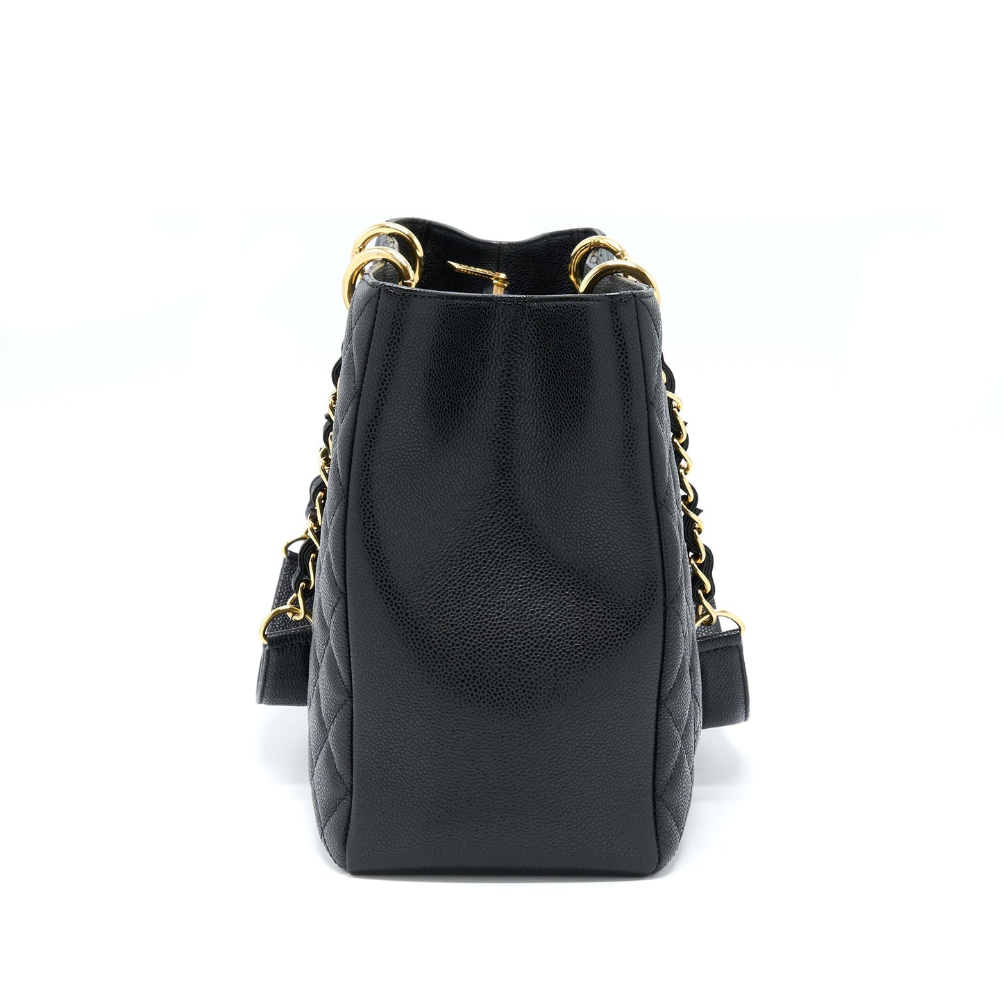 Chanel Grand Shopping XL Caviar GHW Black Tote Bag