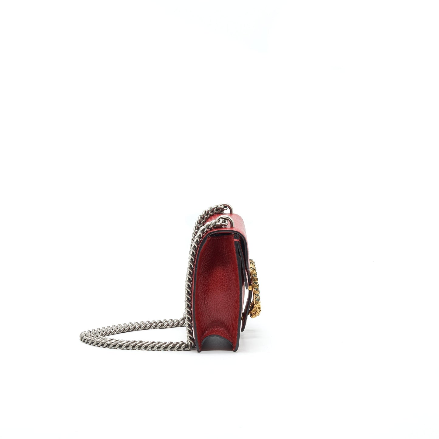 Gucci Gucci Dionysus Mini Leather Bag Red Travel Bag