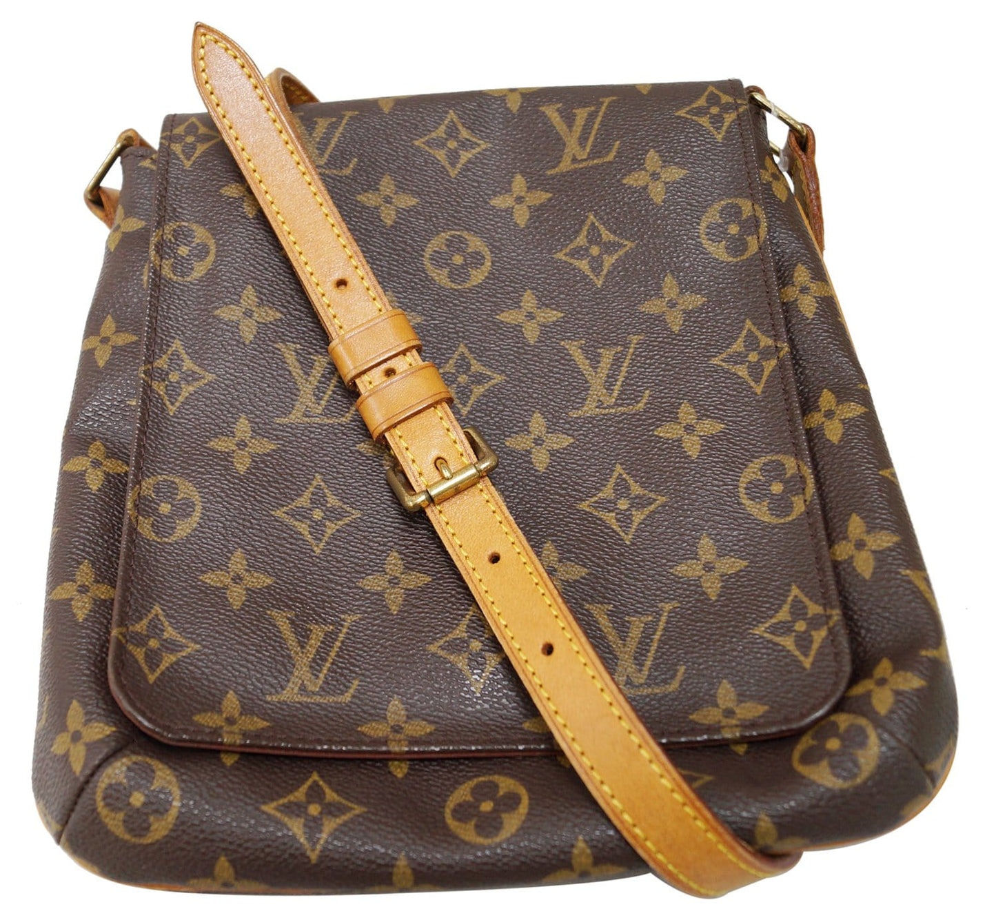 Louis Mtte Salsa Crossbody Bag Canvas Monogram