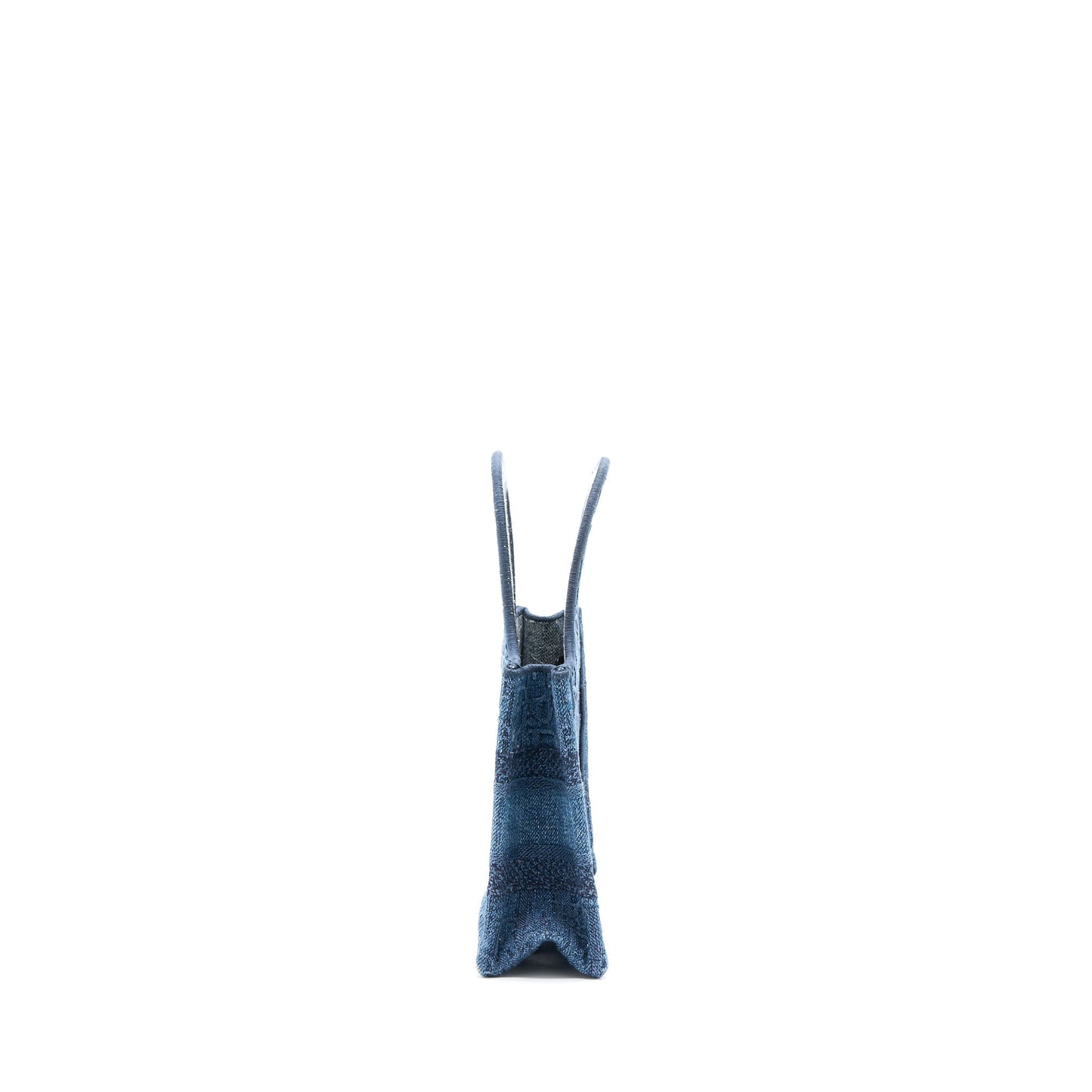Dior Book Tote Oblique Handbag Denim Blue Tote Bag