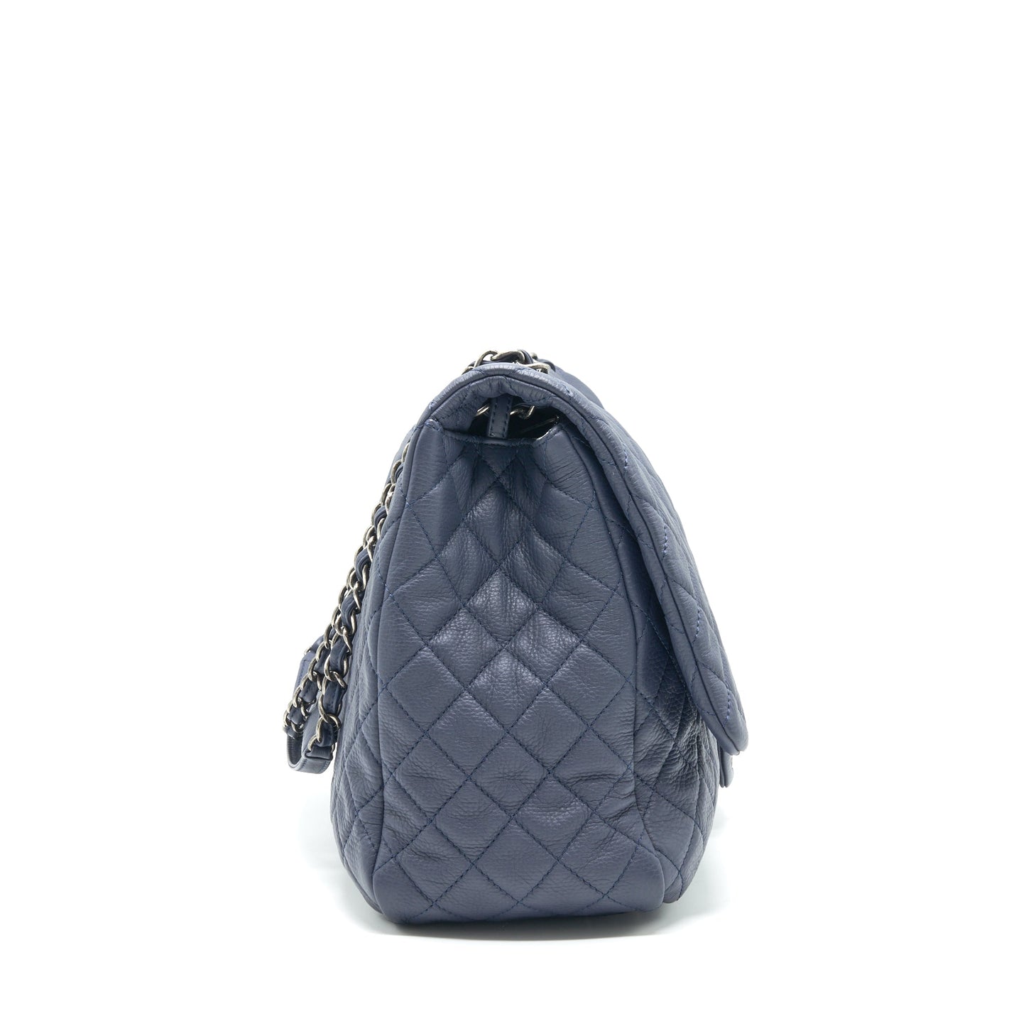 Chanel XXL Airline Classic flap Navy SHW Shoulder Bag