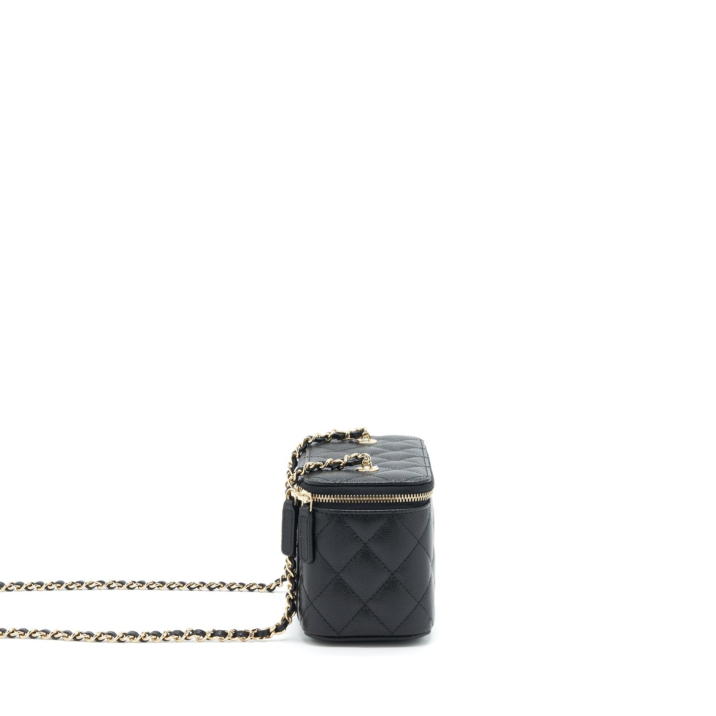 Chanel 22S Long Vanity Caviar LGHW Black Handbag