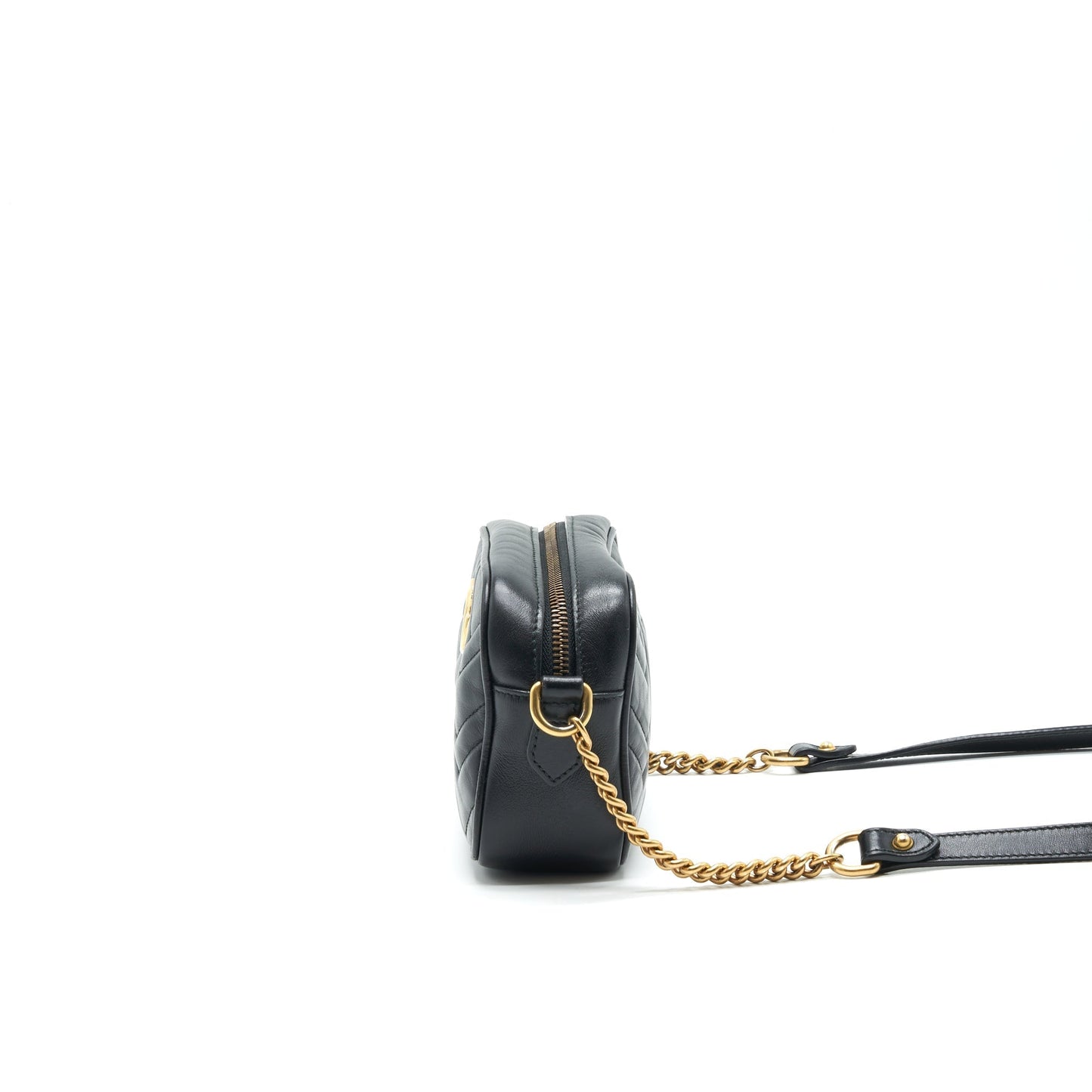 Gucci Marmont Camera Bag Black Mini Travel Bag
