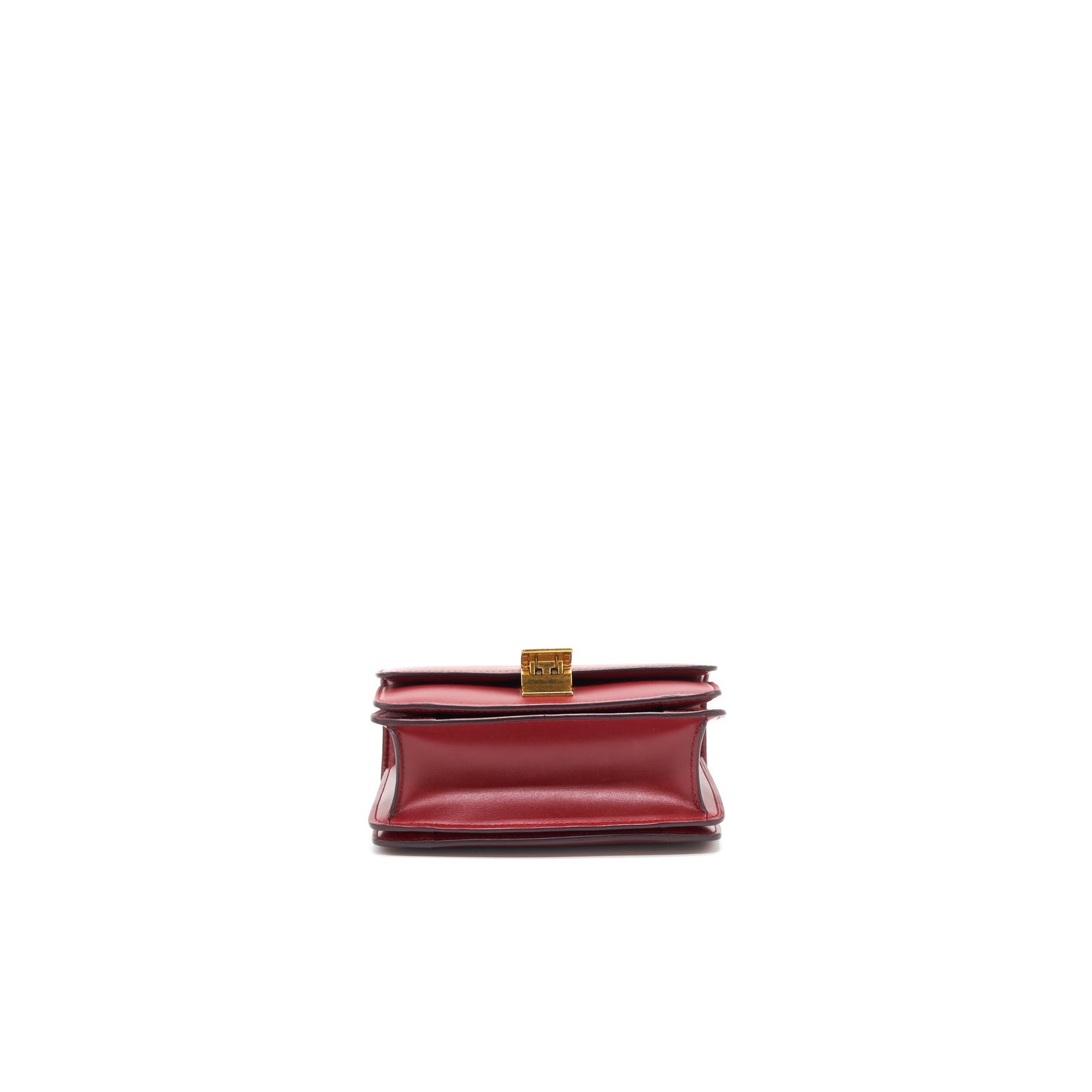 Celine Classic Box Purse With Handbag Red Small Travel Bag