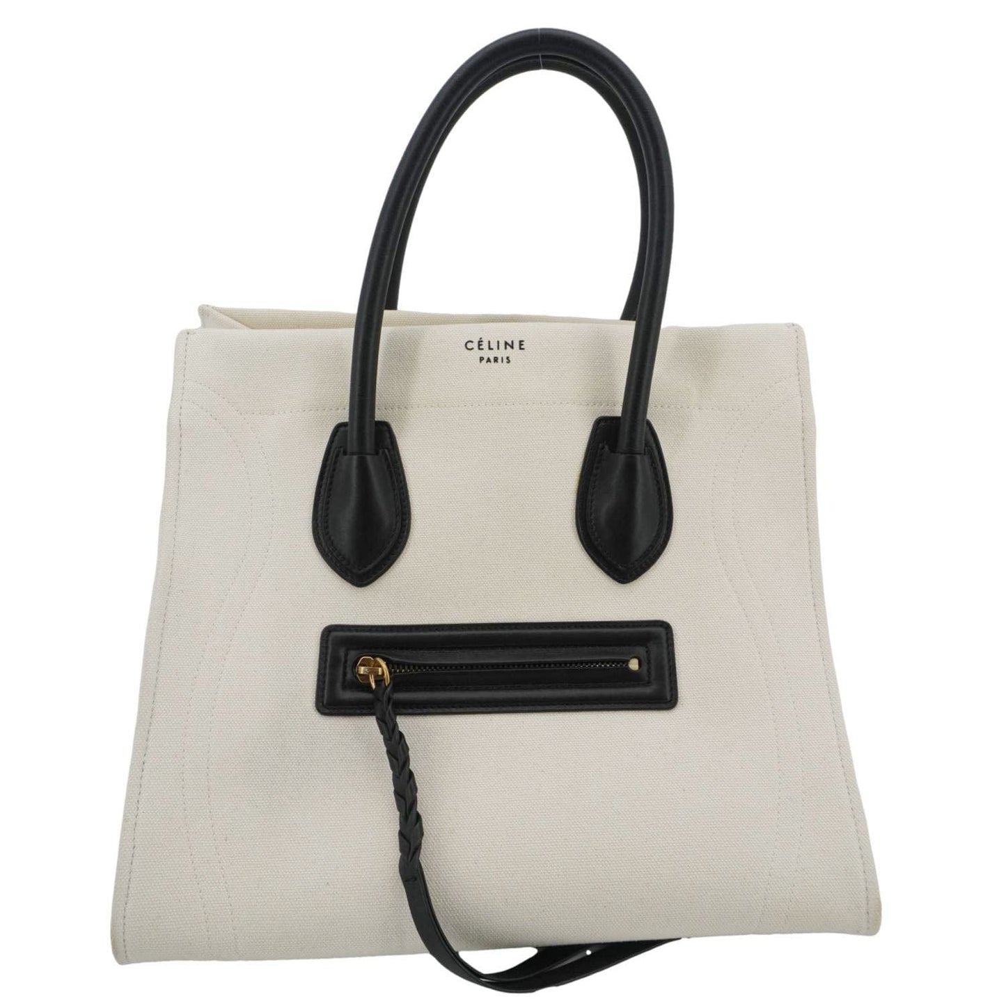 Luggage Phantom Cotton Tote Bag Canvas White