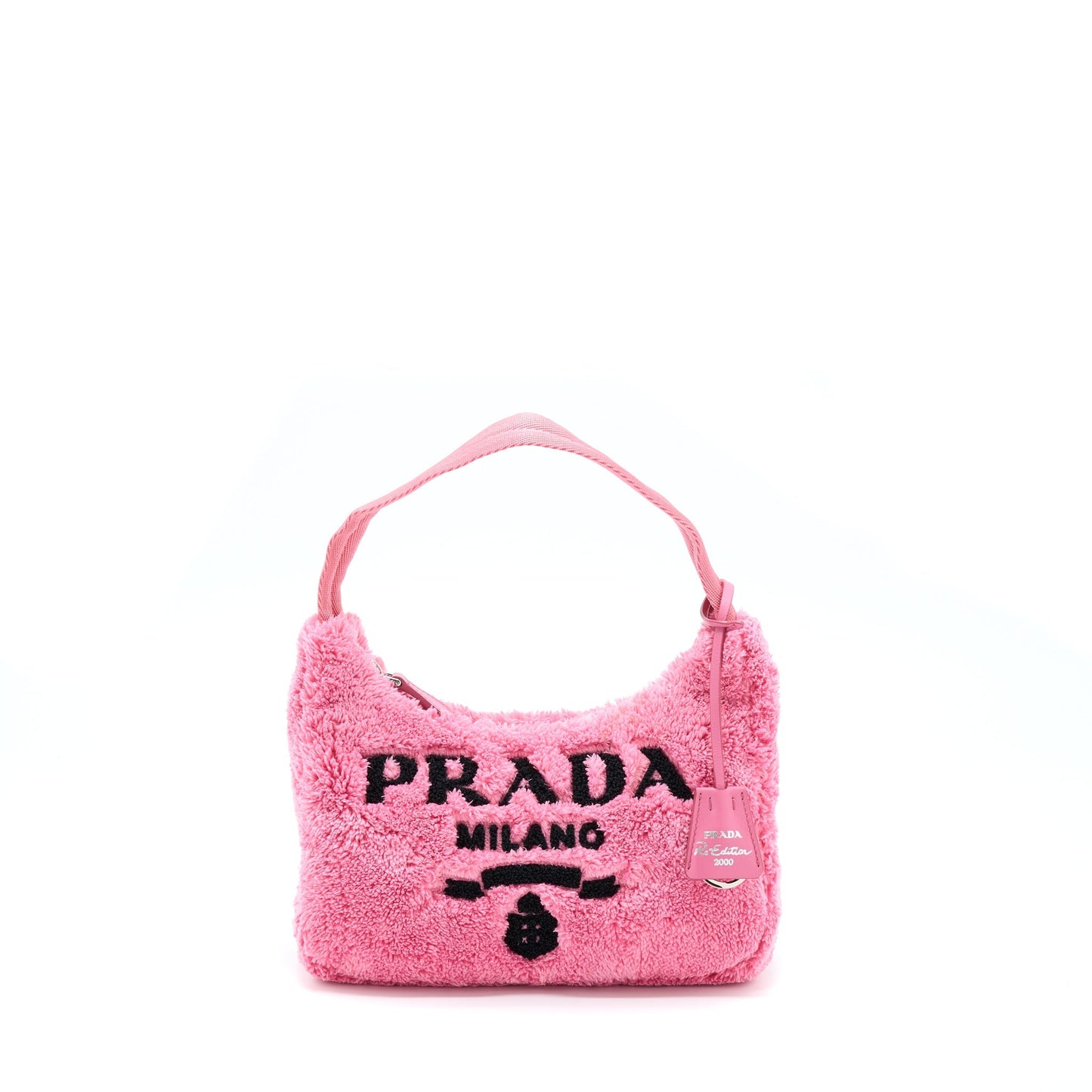 Prada Reedition Terry Purse Handbag Pink Mini Travel Bag